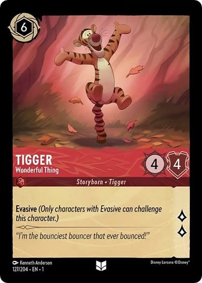 Tigger - Wonderful Thing - 127/204 (Normal, Uncommon)