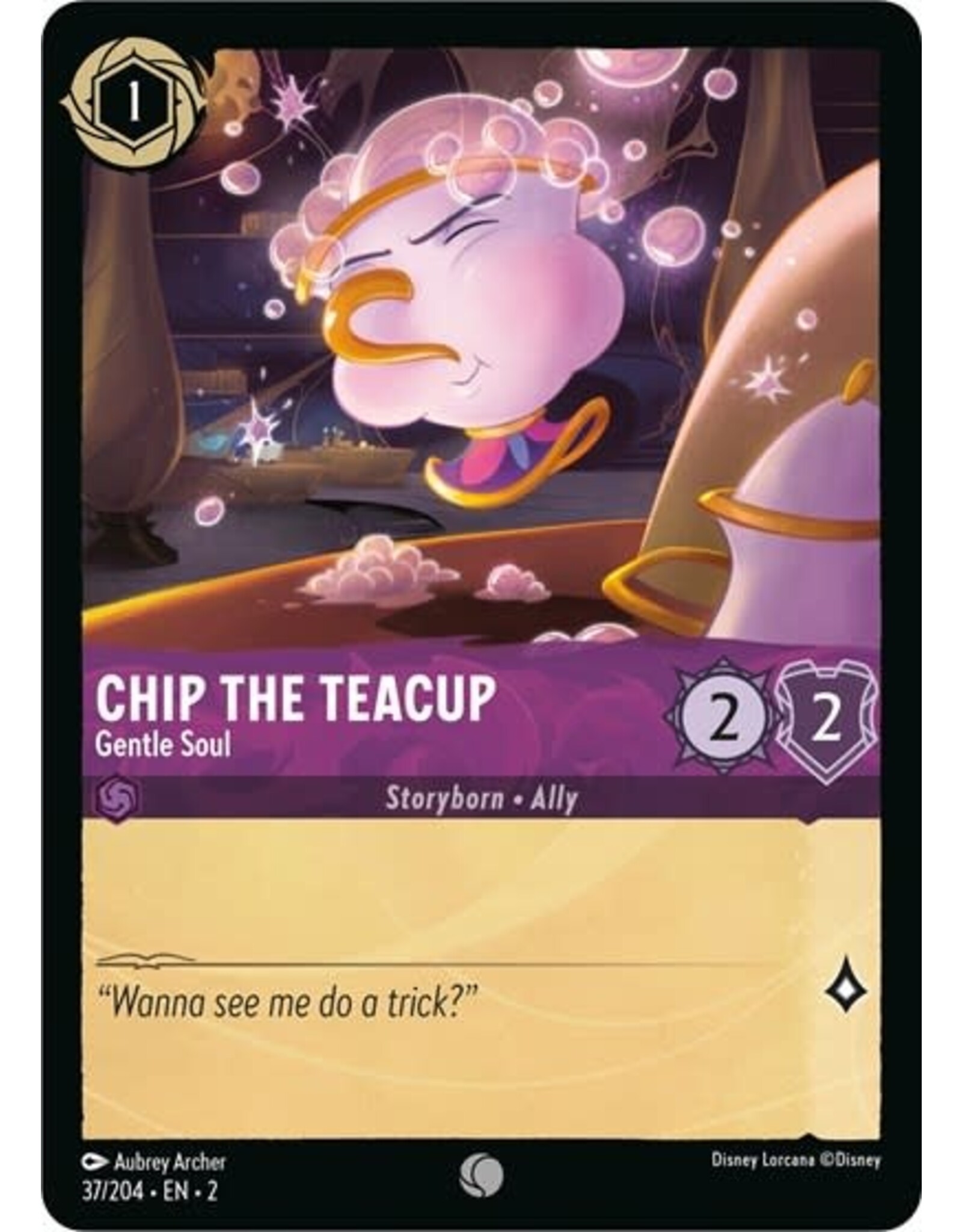 Chip the Teacup - Gentle Soul - 37/204 (Normal, Common)