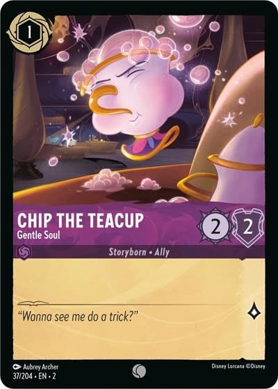 Chip the Teacup - Gentle Soul - 37/204 (Normal, Common)