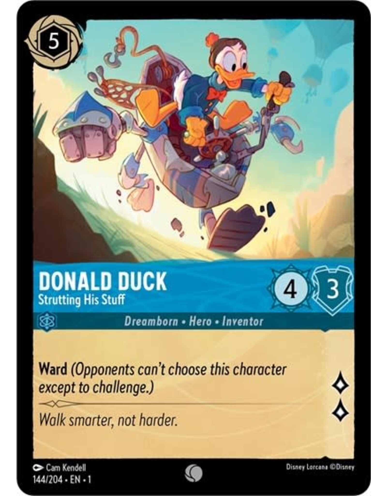 Donald Duck - Strutting His Stuff - 144/204 (Normal, Common)