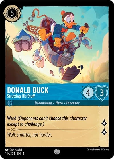 Donald Duck - Strutting His Stuff - 144/204 (Normal, Common)