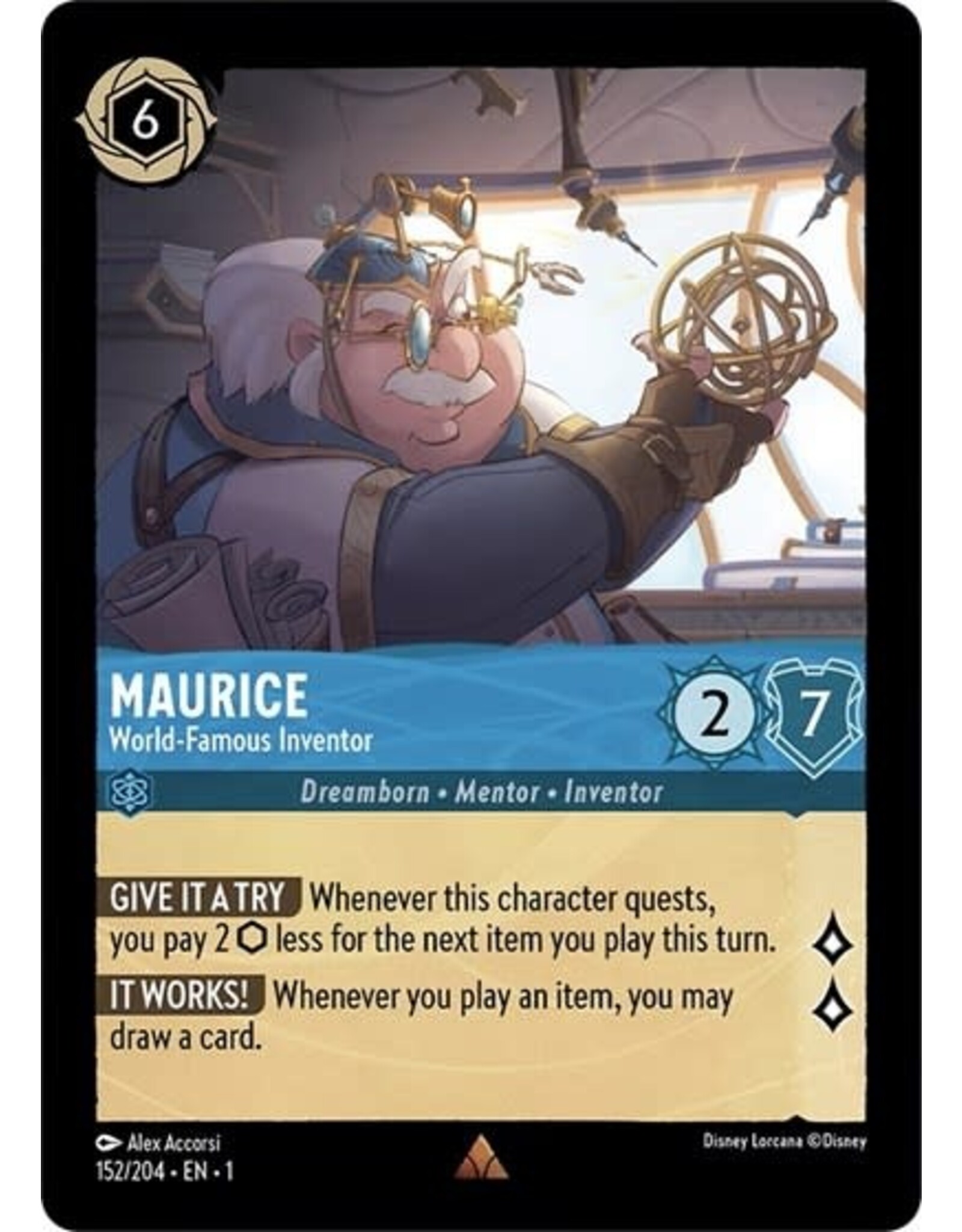 Maurice - World-Famous Inventor - 152/204 (Normal, Rare)