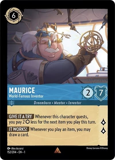 Maurice - World-Famous Inventor - 152/204 (Normal, Rare)