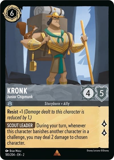 Kronk - Junior Chipmunk - 185/204 (Normal, Rare)