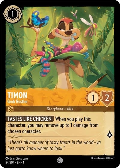 Timon - Grub Rustler - 24/204 (Normal, Common)