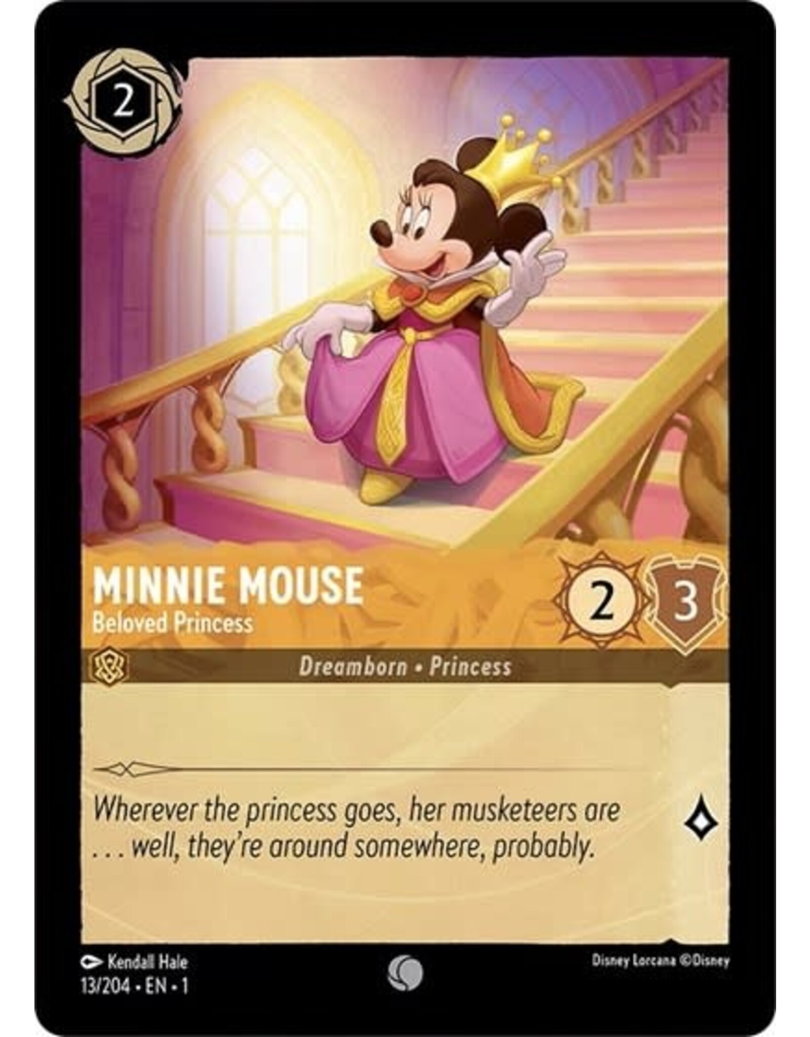 Minnie Mouse - Beloved Princess - 13/204 (Normal, Common)