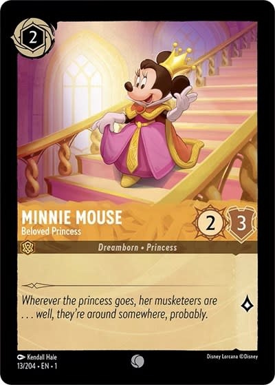 Minnie Mouse - Beloved Princess - 13/204 (Normal, Common)