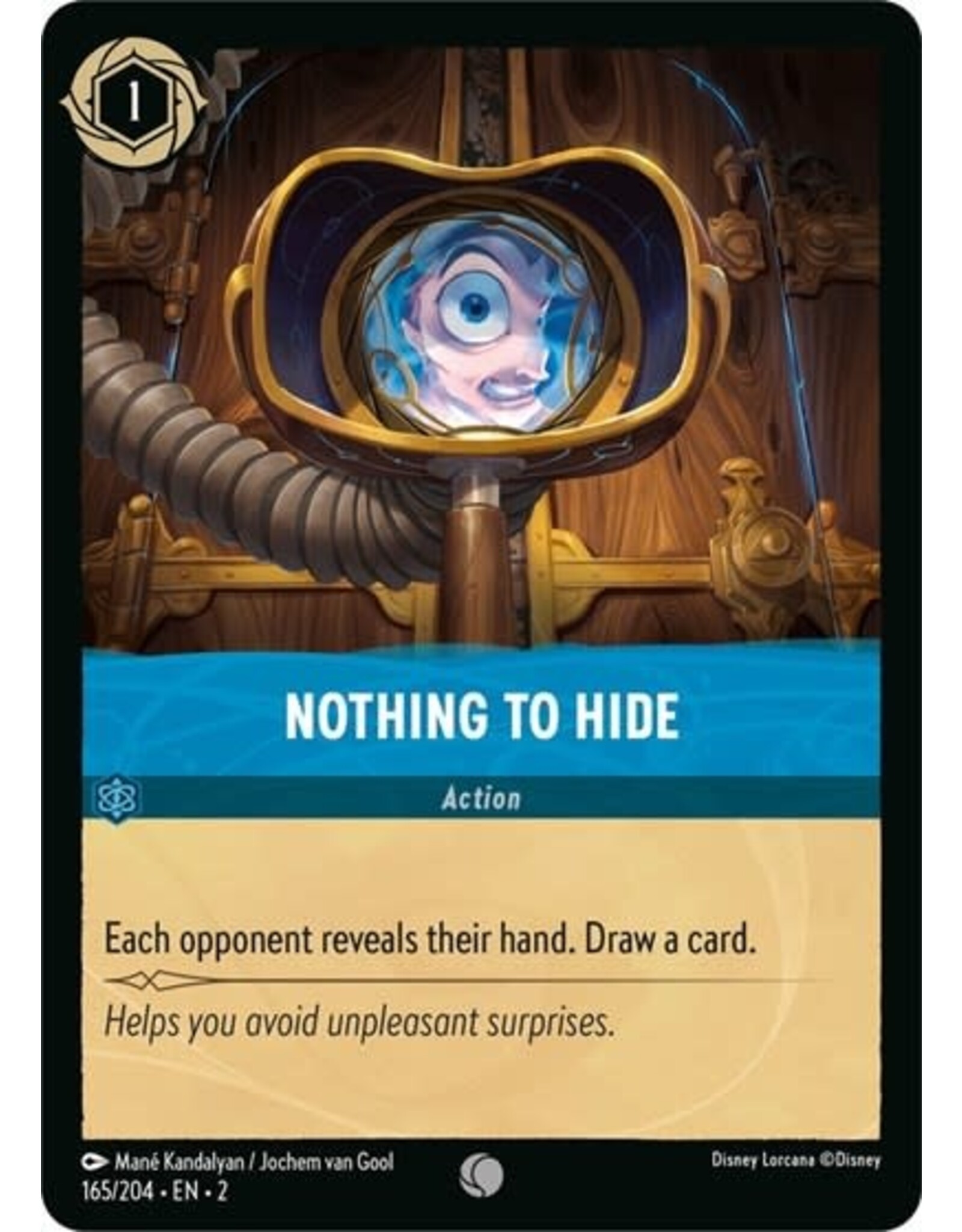 Nothing to Hide - 165/204 (Cold Foil, Common)