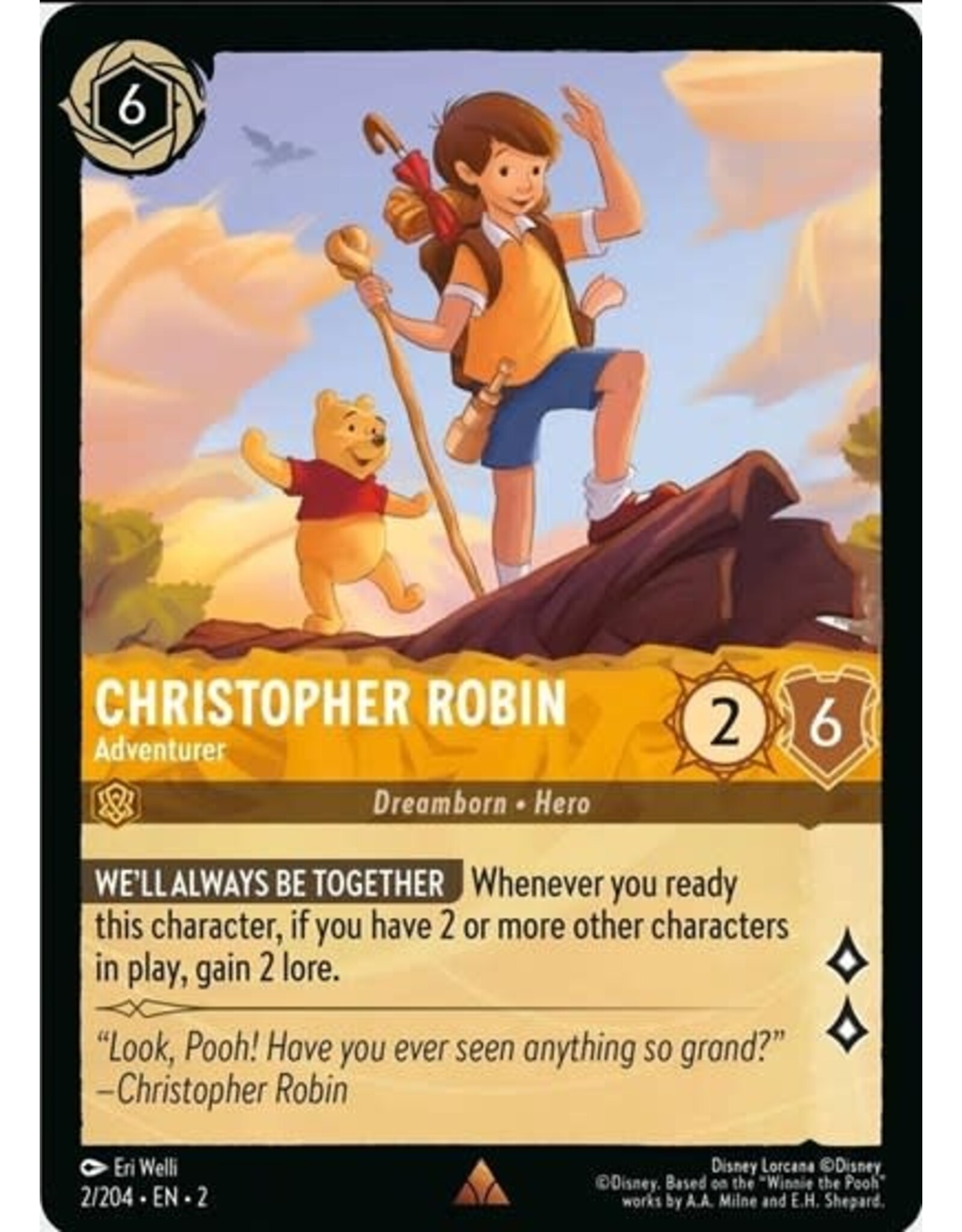 Christopher Robin - Adventurer - 2/204 (Normal, Rare)