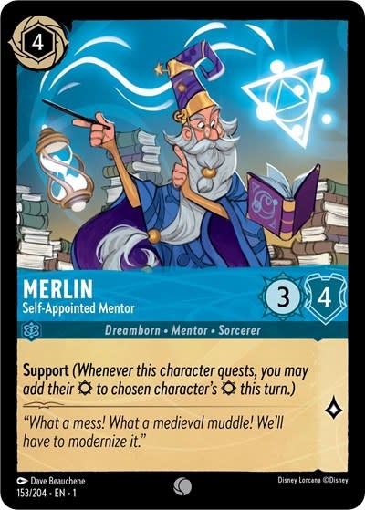 Merlin - Self-Appointed Mentor - 153/204 (Normal, Common)