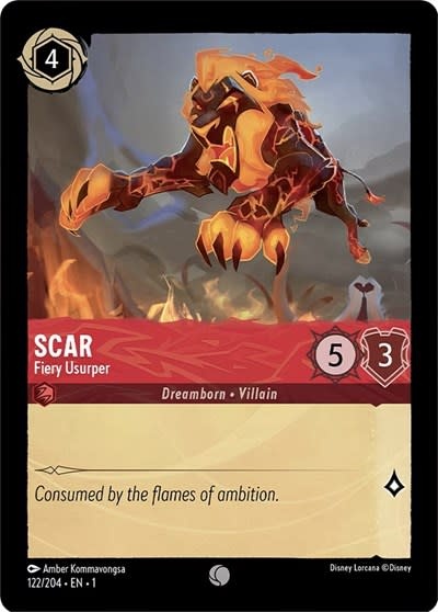 Scar - Fiery Usurper - 122/204 (Normal, Common)