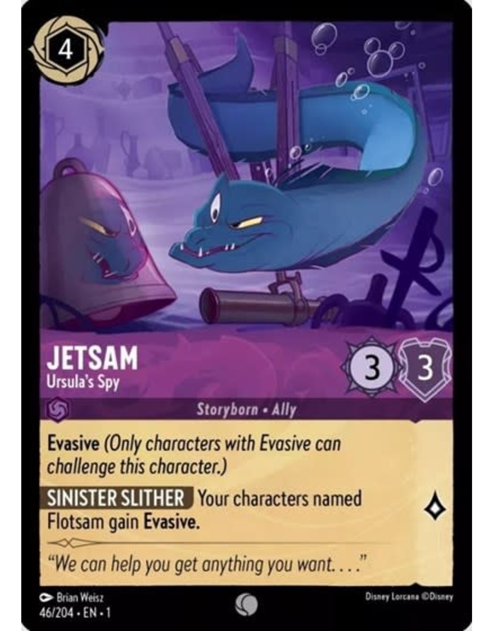 Jetsam - Ursula's Spy - 46/204 (Normal, Common)