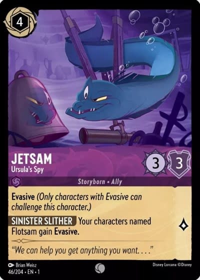 Jetsam - Ursula's Spy - 46/204 (Normal, Common)