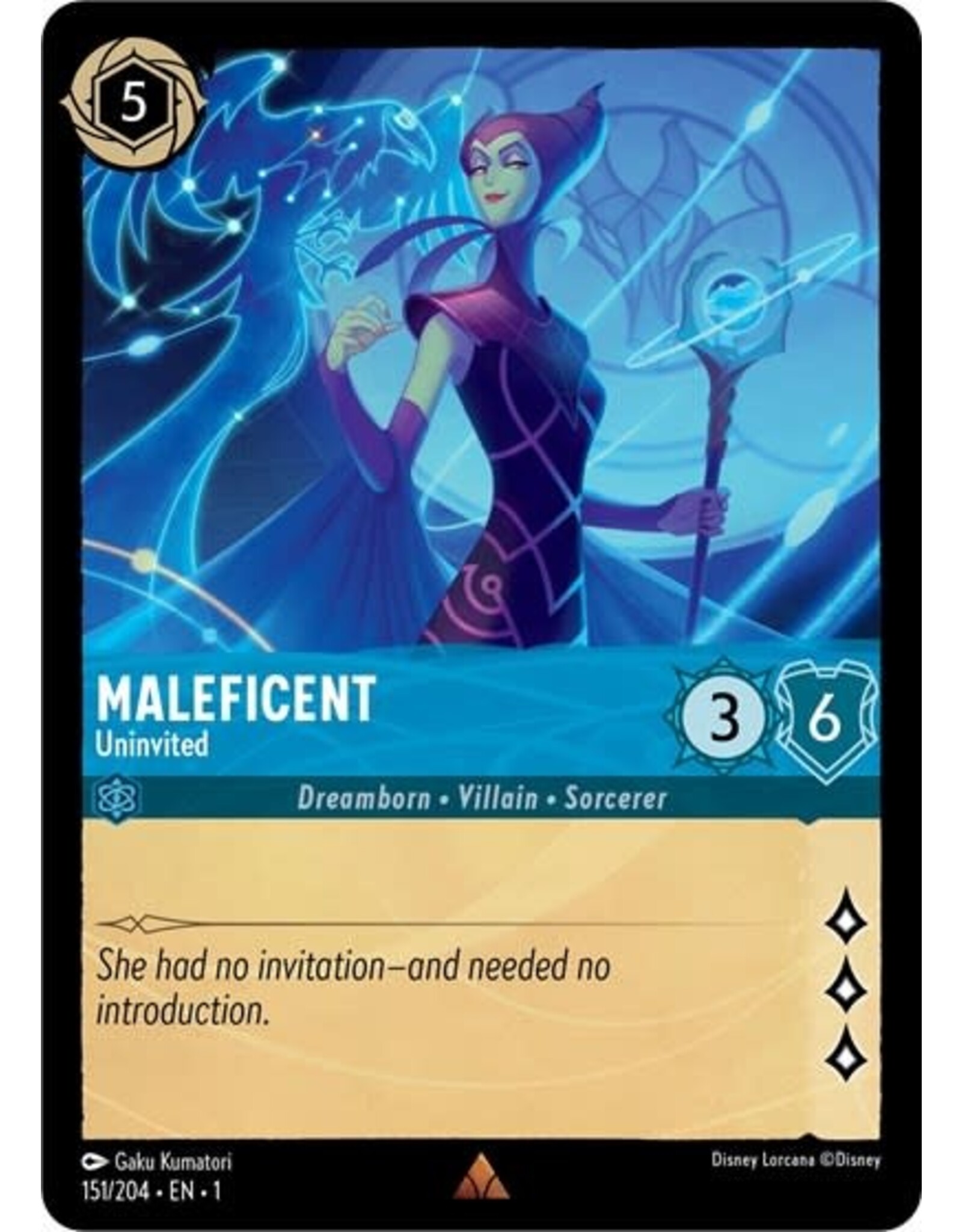 Maleficent - Uninvited - 151/204 (Normal, Rare)