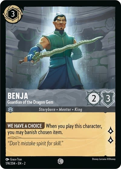 Benja - Guardian of the Dragon Gem - 174/204 (Normal, Common)