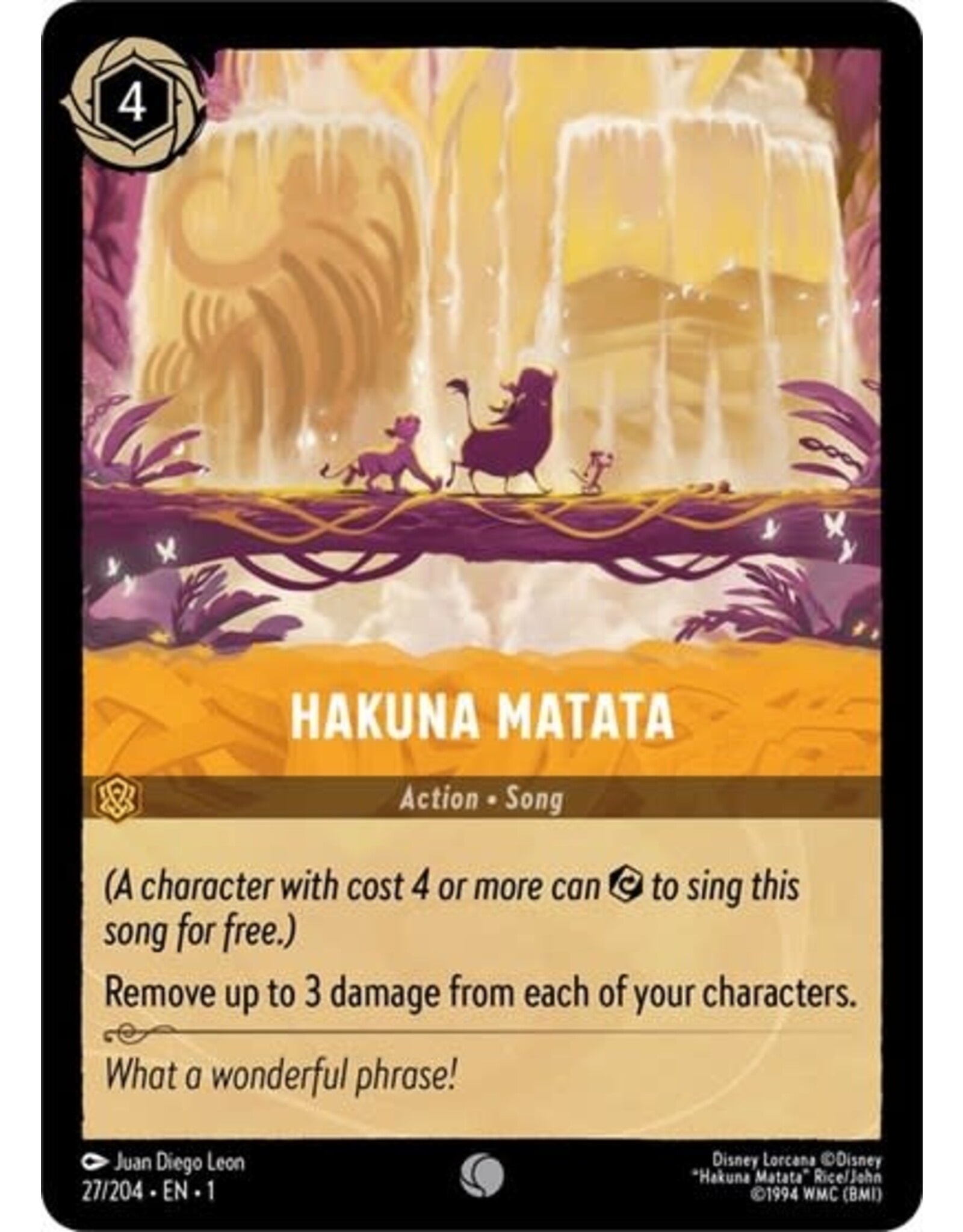 Hakuna Matata - 27/204 (Normal, Common)