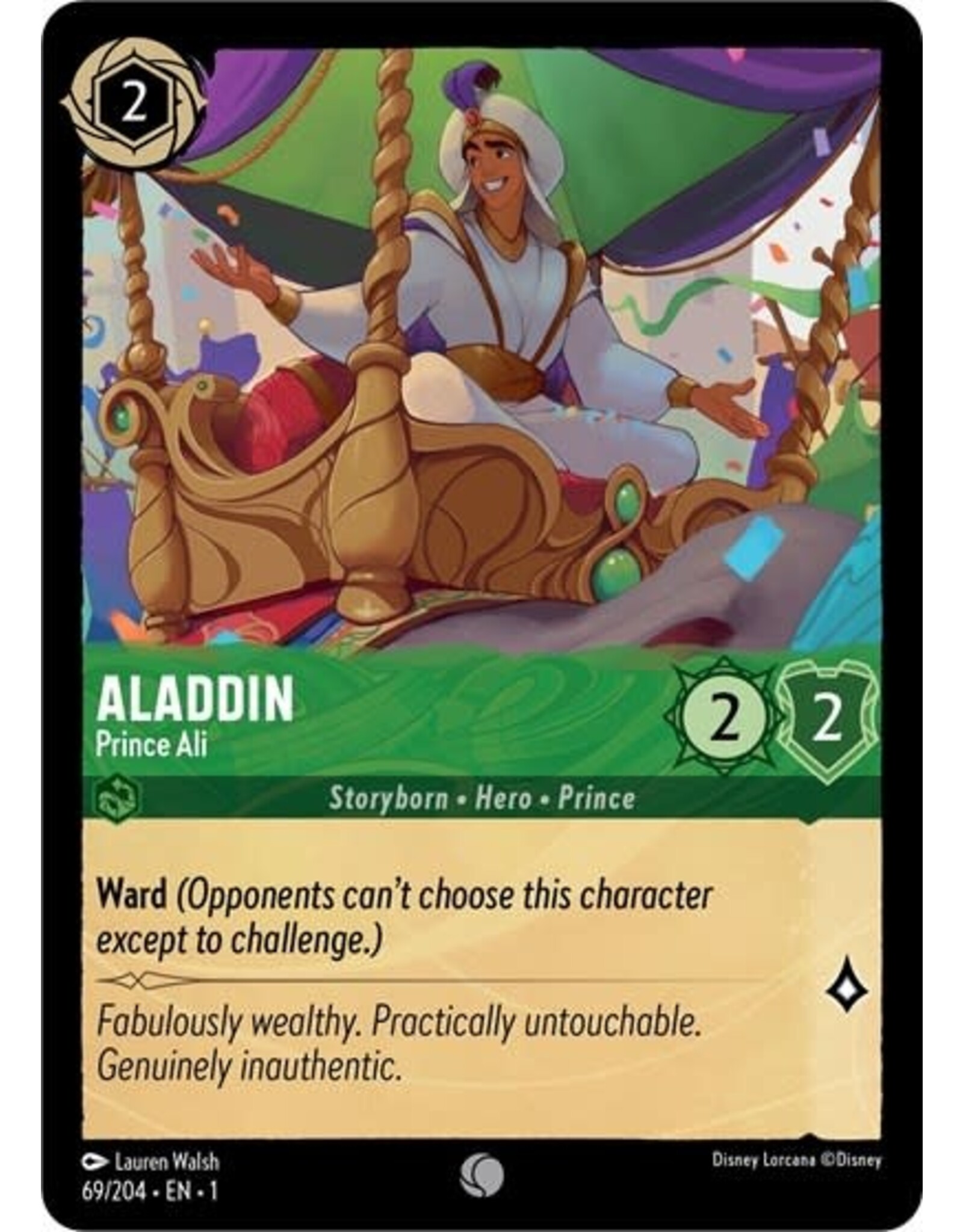 Aladdin - Prince Ali - 69/204 (Normal, Common)