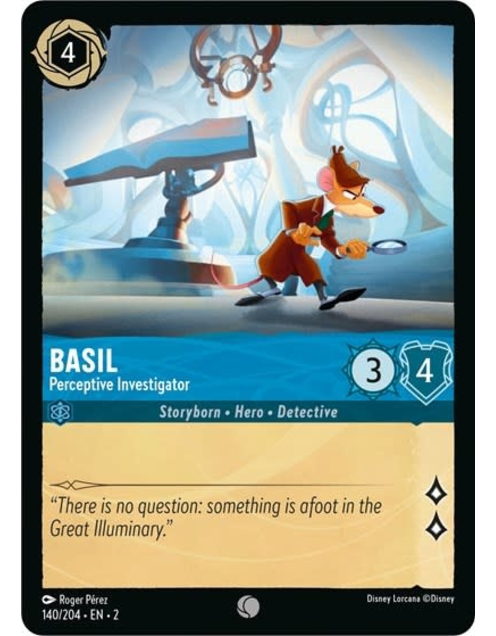 Basil - Perceptive Investigator - 140/204 (Normal, Common)