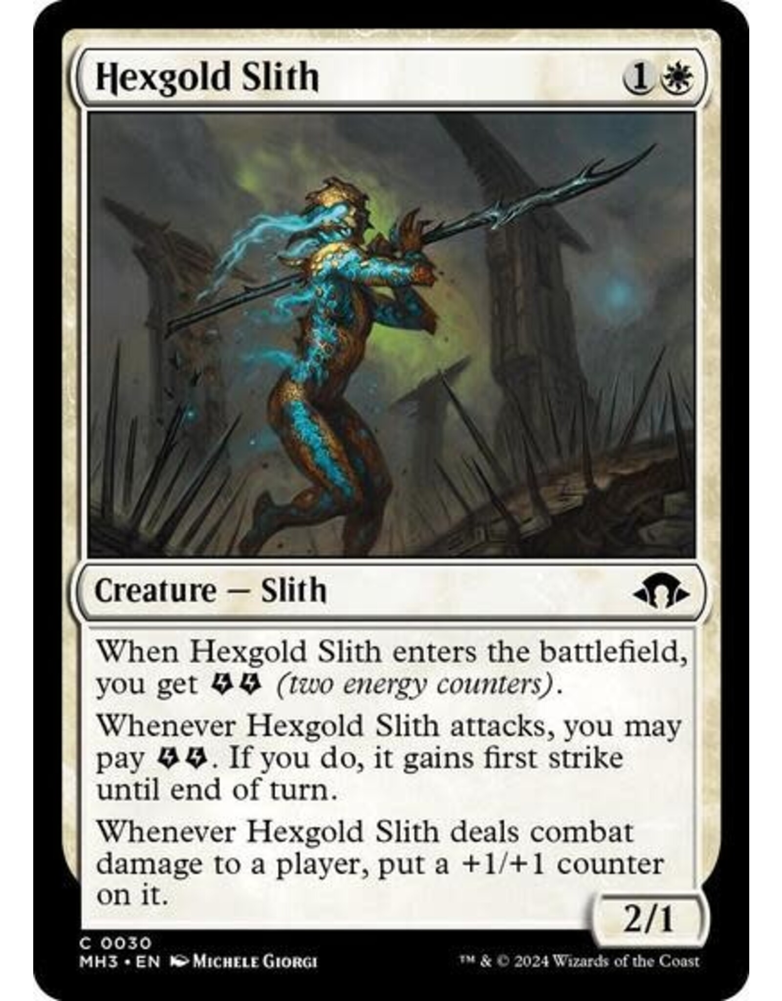 Hexgold Slith - 30 (Foil, C)