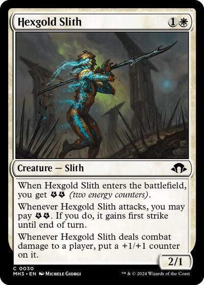 Hexgold Slith - 30 (Foil, C)