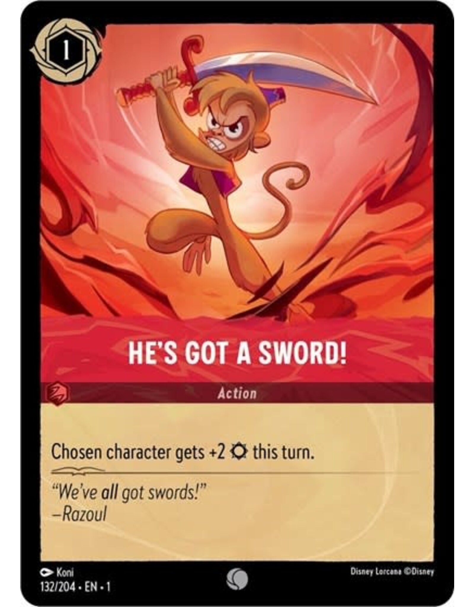 He's Got A Sword! - 132/204 (Normal, Common)