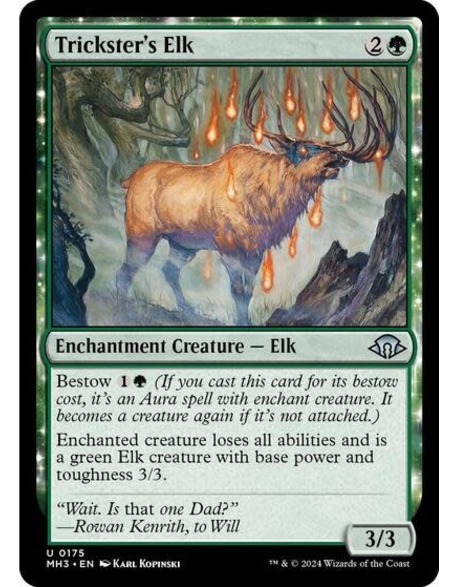 Trickster's Elk - 175 (Foil, U)