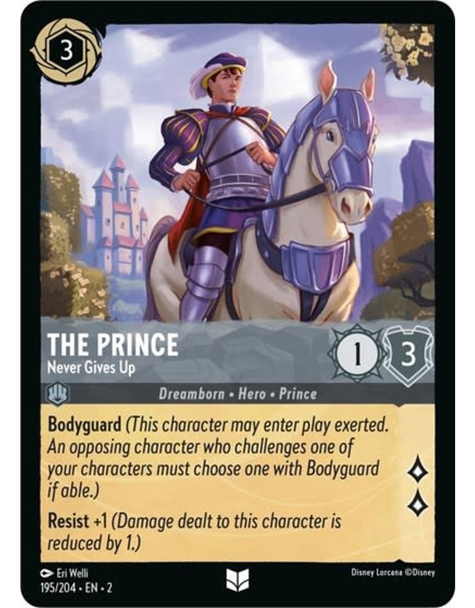 The Prince - Never Gives Up - 195/204 (Normal, Uncommon)