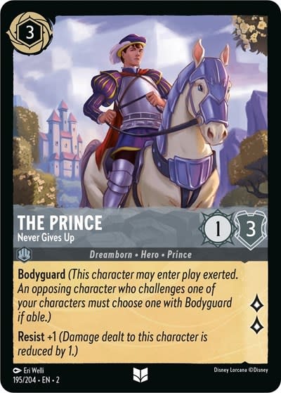 The Prince - Never Gives Up - 195/204 (Normal, Uncommon)