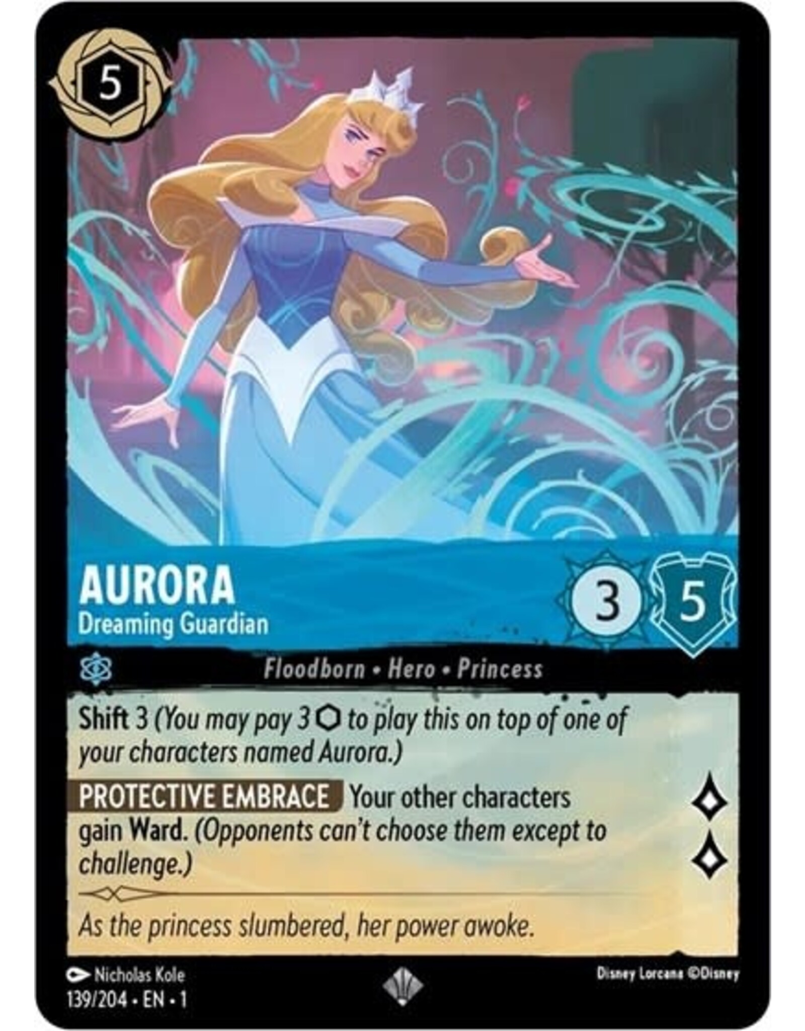 Aurora - Dreaming Guardian - 139/204 (Cold Foil, Super Rare)