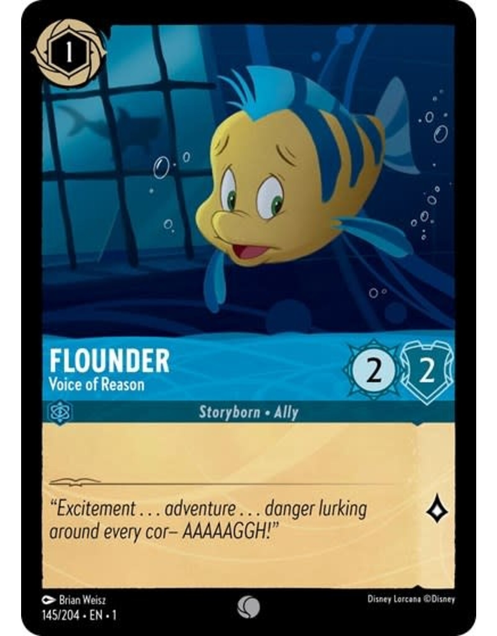 Flounder - Voice of Reason - 145/204 (Normal, Common)