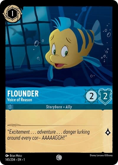 Flounder - Voice of Reason - 145/204 (Normal, Common)