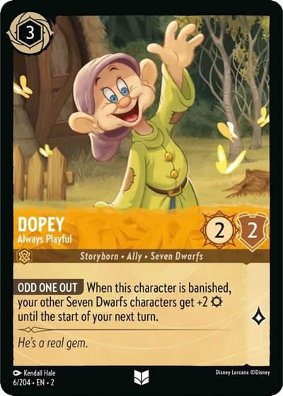 Dopey - Always Playful - 6/204 (Normal, Uncommon)