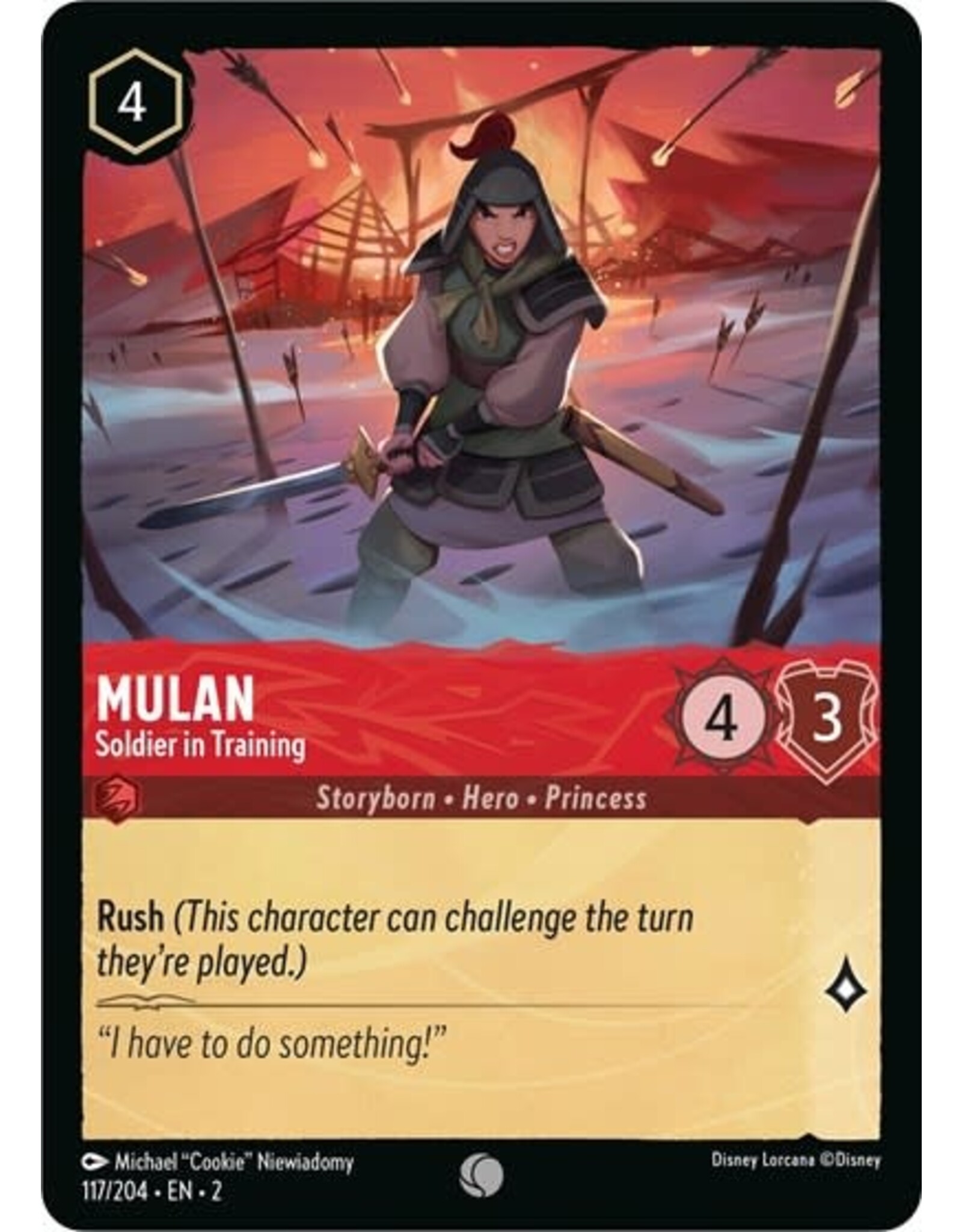 Mulan - Soldier in Training - 117/204 (Normal, Common)