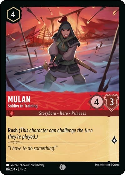 Mulan - Soldier in Training - 117/204 (Normal, Common)