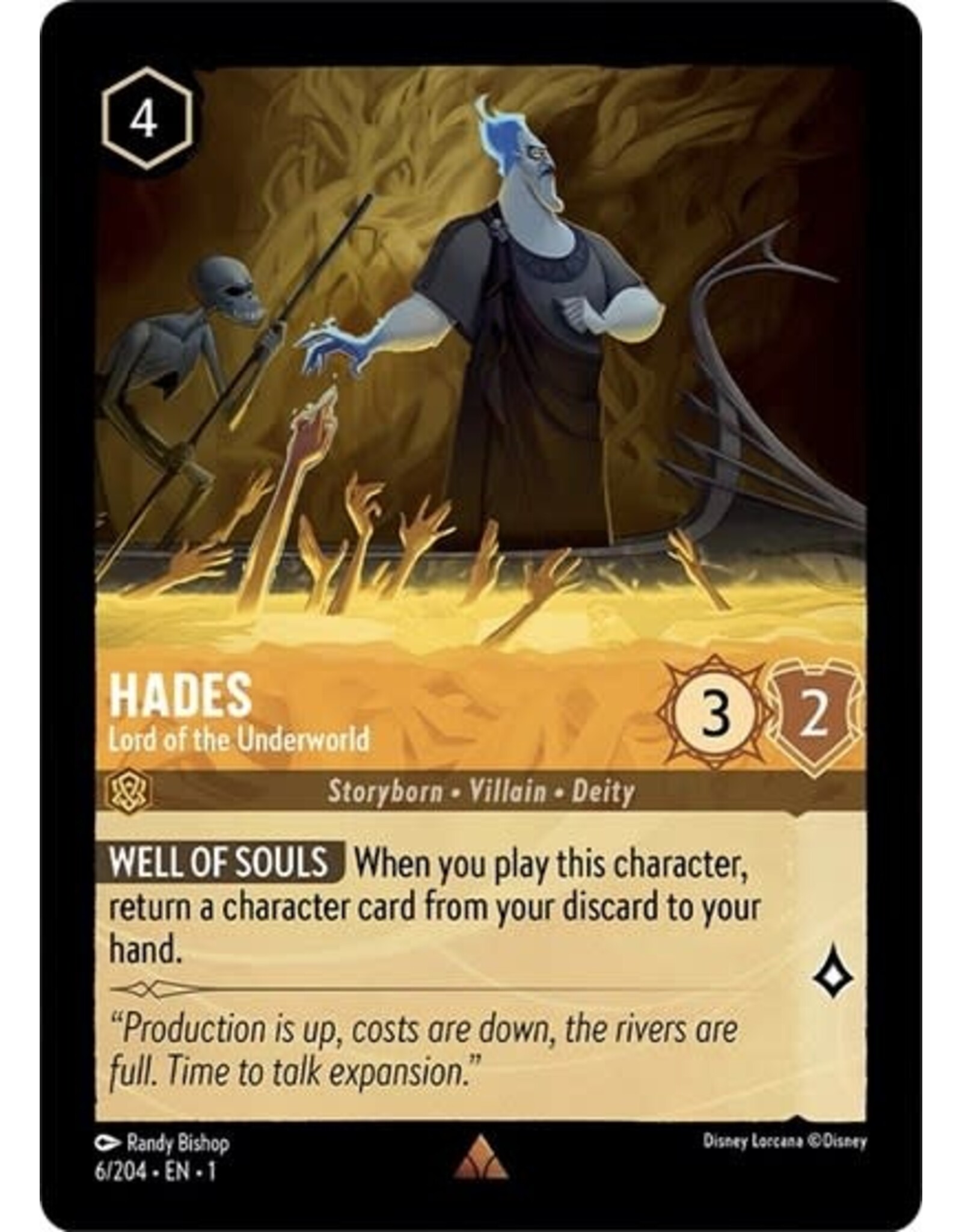 Hades - Lord of the Underworld - 6/204 (Normal, Rare)