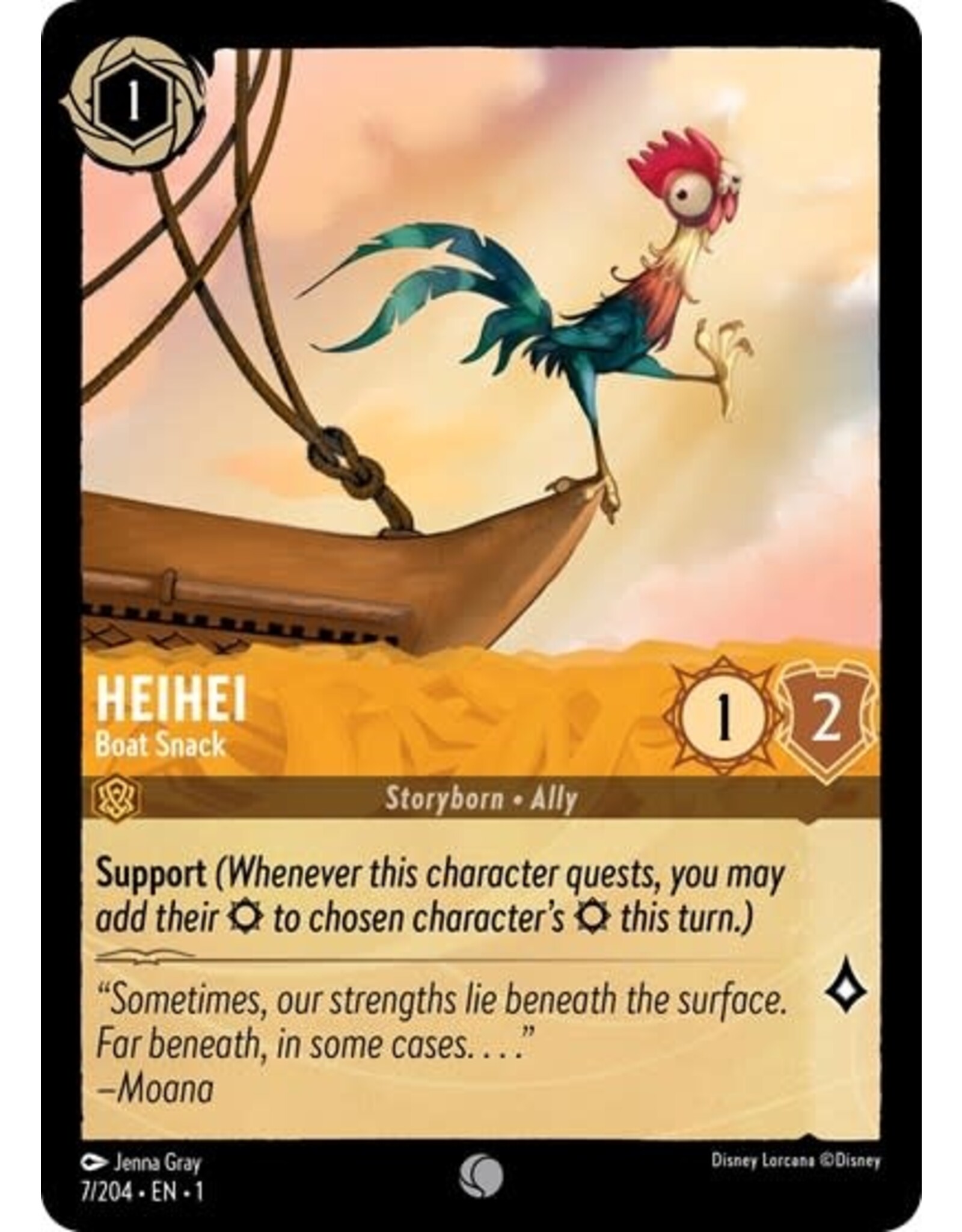 Heihei - Boat Snack - 7/204 (Normal, Common)