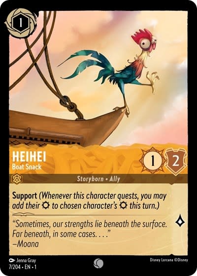 Heihei - Boat Snack - 7/204 (Normal, Common)