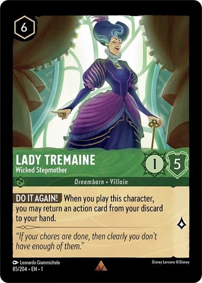 Lady Tremaine - Wicked Stepmother - 85/204 (Normal, Rare)