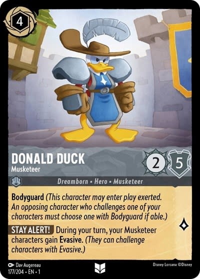 Donald Duck - Musketeer - 177/204 (Normal, Uncommon)