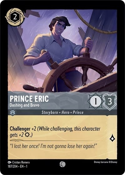 Prince Eric - Dashing and Brave - 187/204 (Normal, Common)