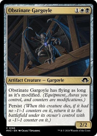 Obstinate Gargoyle - 195 (Normal, C)