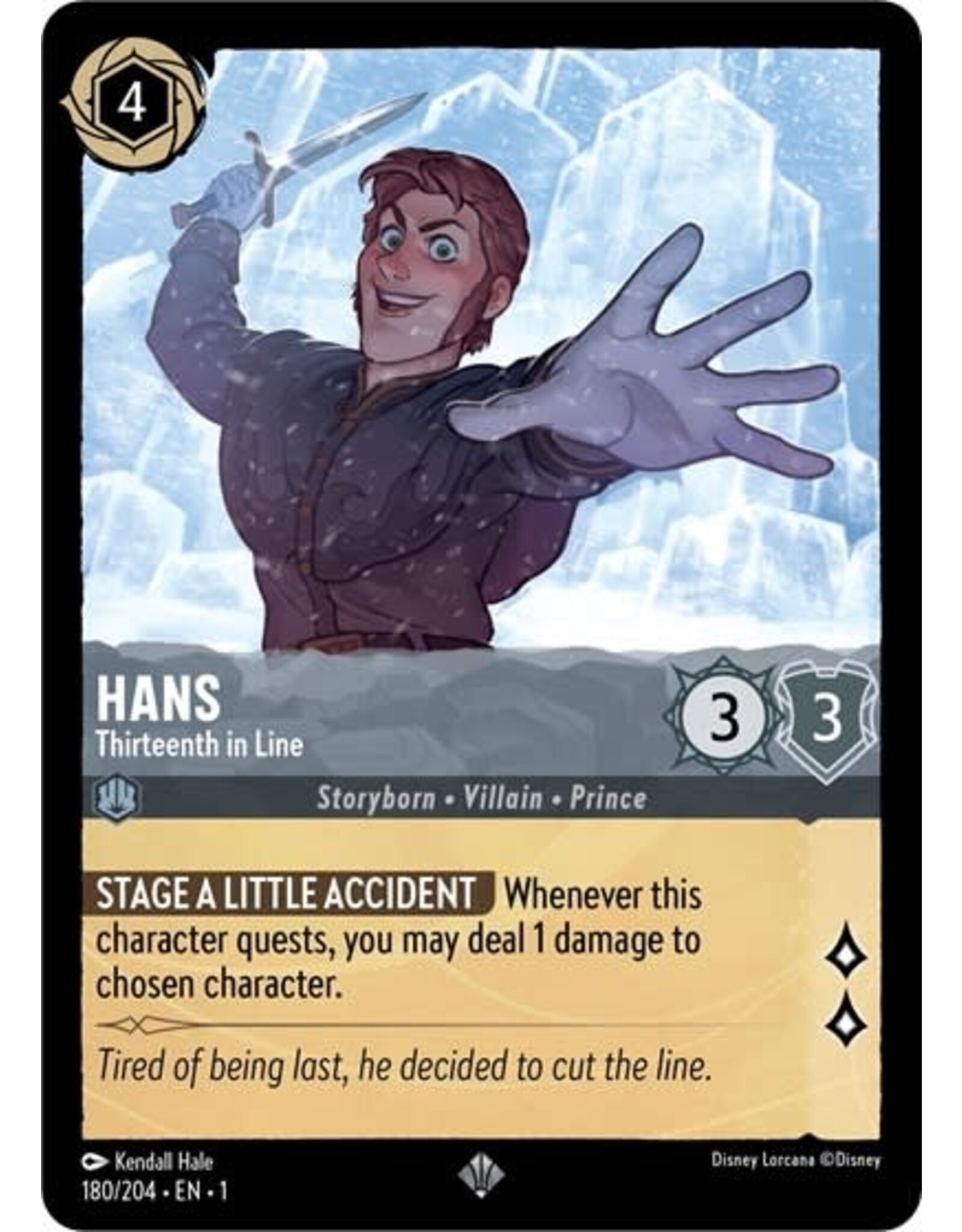 Hans - Thirteenth in Line - 180/204 (Normal, Super Rare)