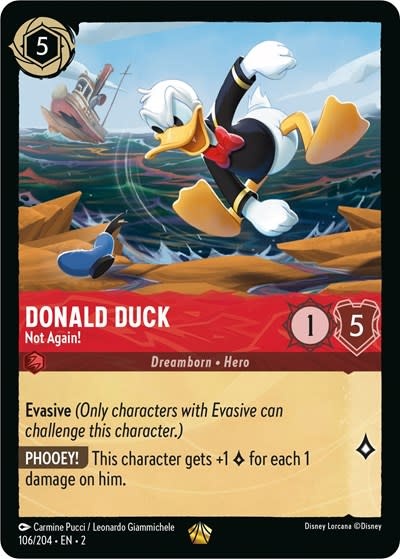 Donald Duck - Not Again! - 106/204 (Normal, Legendary)