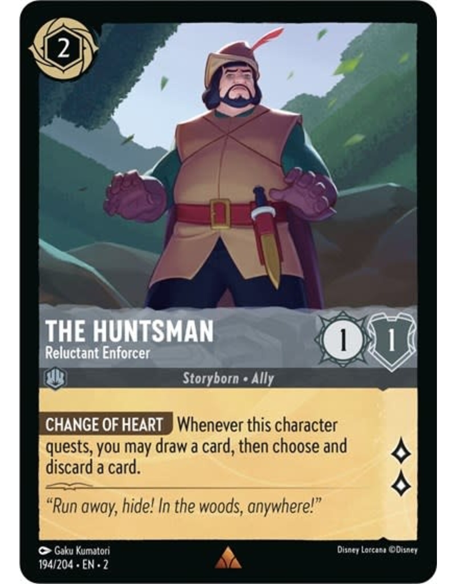 The Huntsman - Reluctant Enforcer - 194/204 (Normal, Rare)