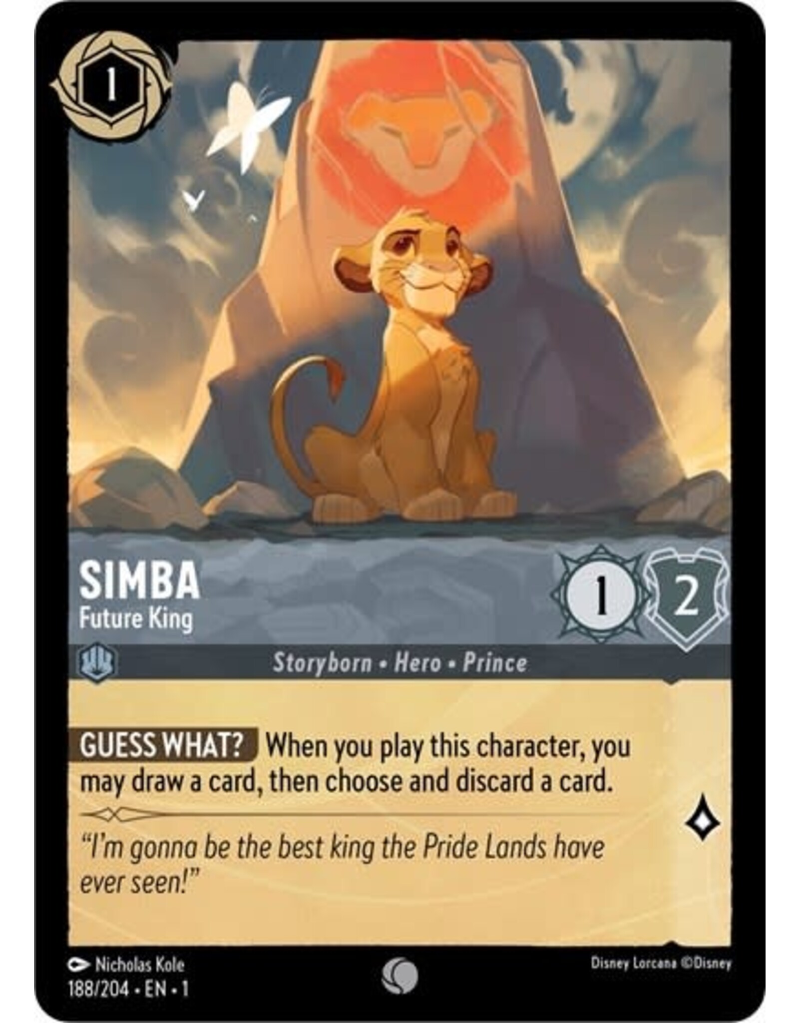 Simba - Future King - 188/204 (Normal, Common)