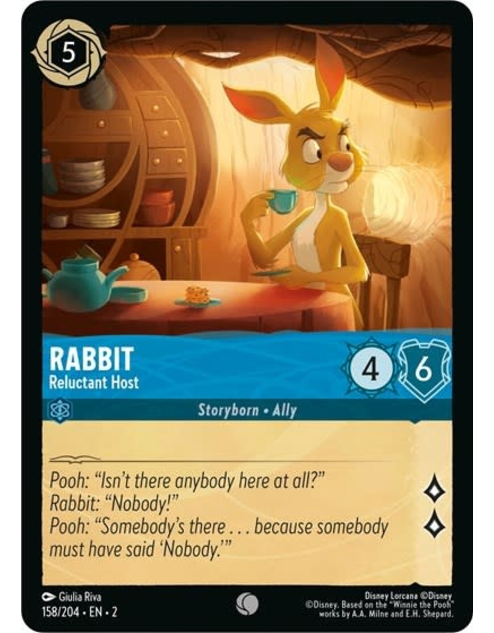 Rabbit - Reluctant Host - 158/204 (Normal, Common)