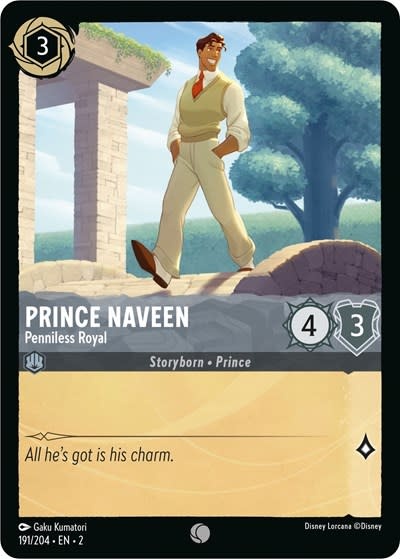 Prince Naveen - Penniless Royal - 191/204 (Normal, Common)