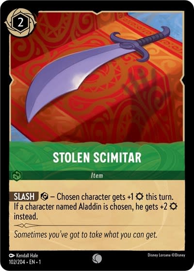 Stolen Scimitar - 102/204 (Normal, Common)