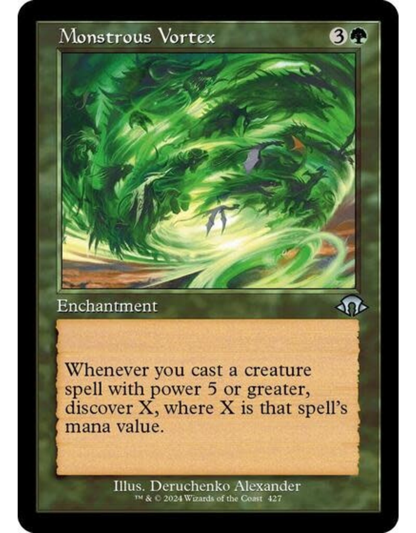 Monstrous Vortex (Retro Frame) - 427 (Foil, U)