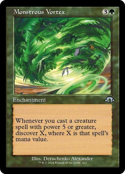 Monstrous Vortex (Retro Frame) - 427 (Foil, U)